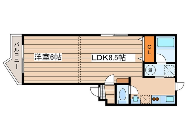 イーストガーデン211の物件間取画像